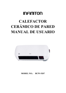 Manual de uso Infiniton HCW-5207 Calefactor