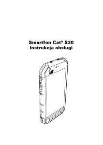 Instrukcja CAT S30 Telefon komórkowy