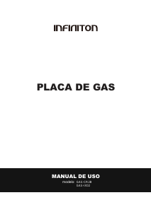Manual de uso Infiniton GAS-CR2B Placa