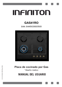 Manual Infiniton GAS41RO Hob