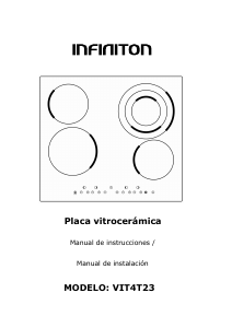 Manual Infiniton VIT4T23 Hob