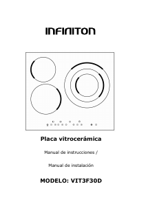 Manual Infiniton VIT3F30D Placa