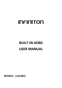 Manual Infiniton GAS4RO Hob