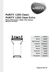 Manuale Brita Purity 1200 Clean Depuratore d'acqua