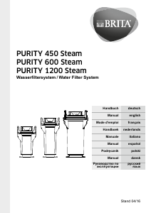 Manual de uso Brita Purity 1200 Steam Purificador de agua