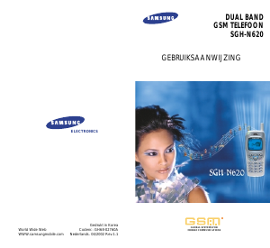Handleiding Samsung SGH-N620 Mobiele telefoon