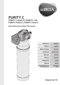 Brugsanvisning Brita Purity C AC Vandrenser