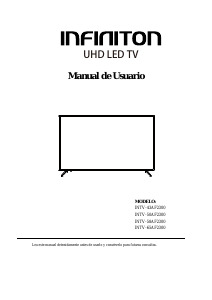 Manual de uso Infiniton INTV-65AF2300 Televisor de LED