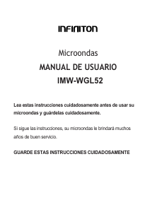 Manual de uso Infiniton IMW-WGL52 Microondas