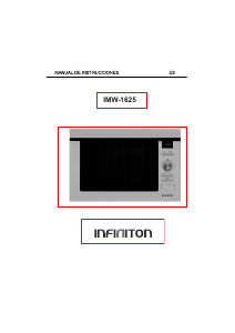 Manual de uso Infiniton IMW-1625 Microondas