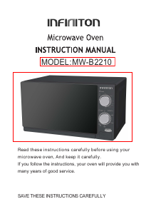 Manual de uso Infiniton MW-B2210 Microondas