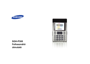 Használati útmutató Samsung SGH-P300 Mobiltelefon