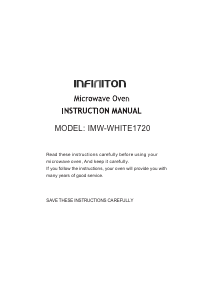 Manual Infiniton IMW-WHITE1720 Microwave