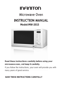 Manual Infiniton MW-2015 Microwave