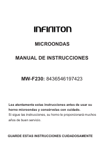 Manual Infiniton MW-F230 Microwave