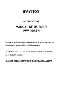 Manual de uso Infiniton IMW-20BTN Microondas