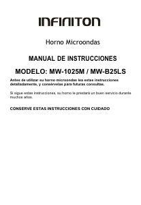 Manual de uso Infiniton MW-B25LS Microondas