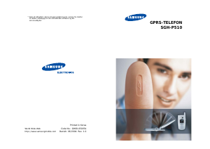 Brugsanvisning Samsung SGH-P510 Mobiltelefon