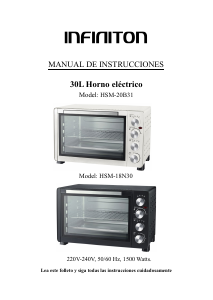 Manual de uso Infiniton HSM-18N30 Horno