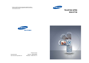 Manual Samsung SGH-P730 Telefon mobil