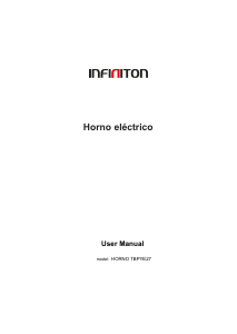 Manual Infiniton TBPYE27 Oven