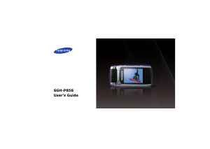 Handleiding Samsung SGH-P858 Mobiele telefoon