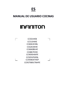 Manual de uso Infiniton CC501HEB Cocina