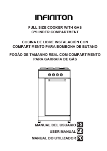 Manual de uso Infiniton CC3WO Cocina