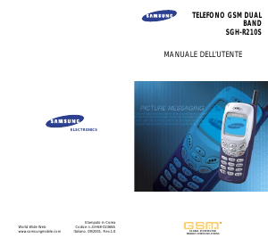 Manuale Samsung SGH-R210 Telefono cellulare