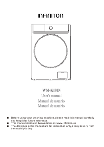 Manual de uso Infiniton WM-K10IN Lavadora