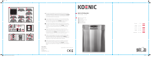 Mode d’emploi Koenic KDW 6031-1 E BU Lave-vaisselle