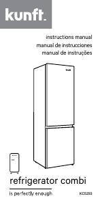 Manual de uso Kunft KC5293 Frigorífico combinado