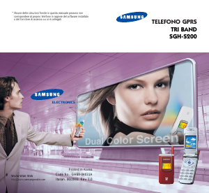 Manuale Samsung SGH-S200 Telefono cellulare