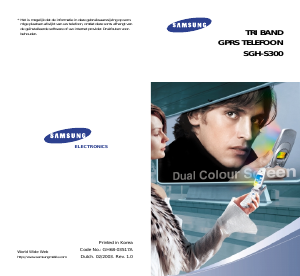 Handleiding Samsung SGH-S300 Mobiele telefoon