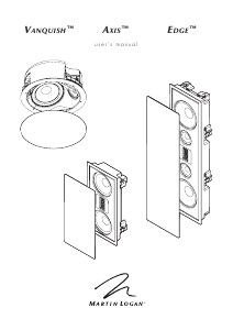 Mode d’emploi MartinLogan Axis Haut-parleur