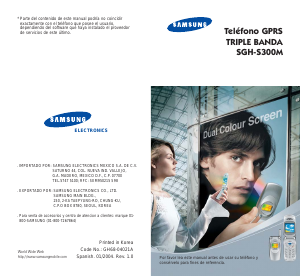Manual de uso Samsung SGH-S300M Teléfono móvil
