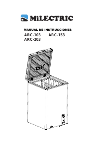 Manual de uso Milectric ARC-203 Congelador