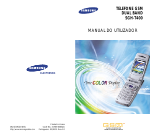 Manual Samsung SGH-T400 Telefone celular