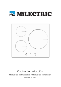 Handleiding Milectric ECI-N3 Kookplaat
