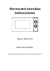 Manual Milectric MIW-20LTW Micro-onda