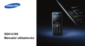 Manual Samsung SGH-U100 Telefon mobil