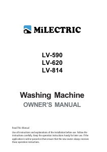 Handleiding Milectric LV-620 Wasmachine