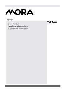 Handleiding Mora VDP 326 X Kookplaat