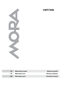 Návod Mora VMT 745 B Mikrovlnná rúra