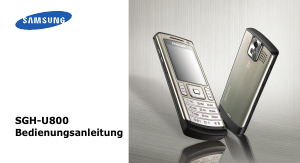 Bedienungsanleitung Samsung SGH-U800 Handy