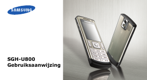 Handleiding Samsung SGH-U800 Mobiele telefoon