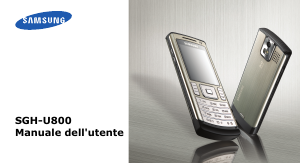 Manuale Samsung SGH-U800 Telefono cellulare