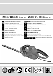 Instrukcja Oleo-Mac HC 605 E Nożyce do żywopłotu