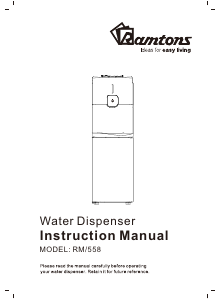 Handleiding Ramtons RM/558 Waterdispenser