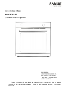 Manual Samus SC621G4 Cuptor